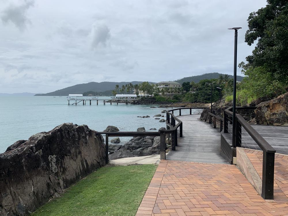 Finding the purest sand of the world near Airlie Beach