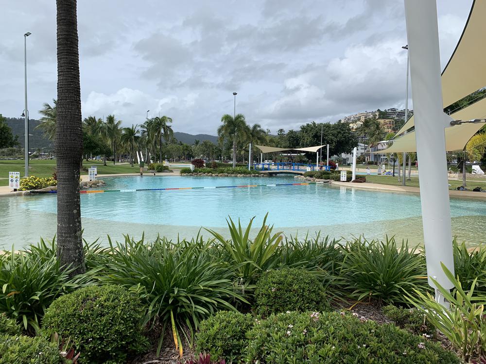 Finding the purest sand of the world near Airlie Beach