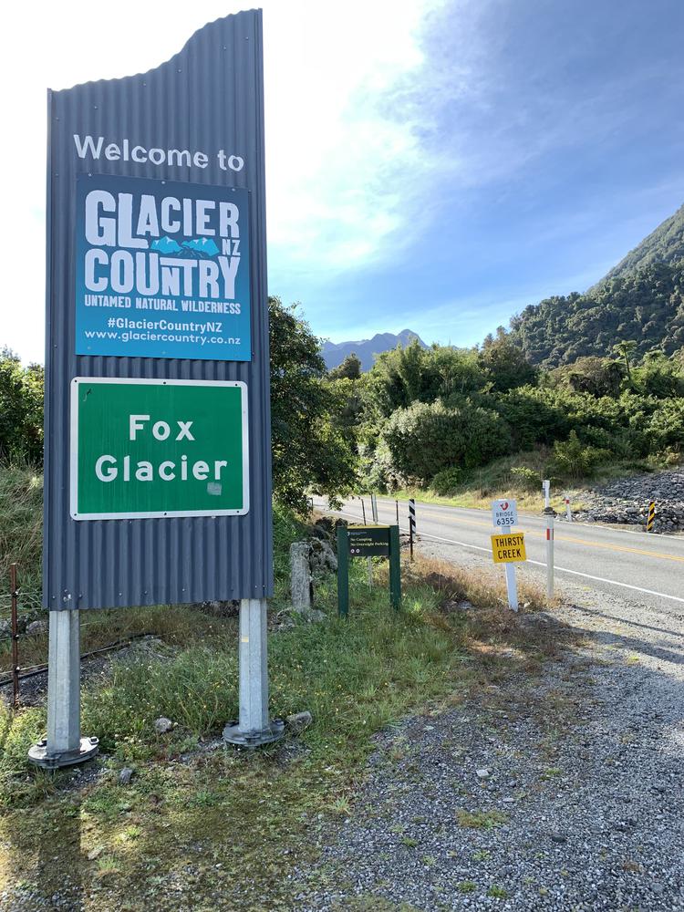 Sweating on Fox Glacier