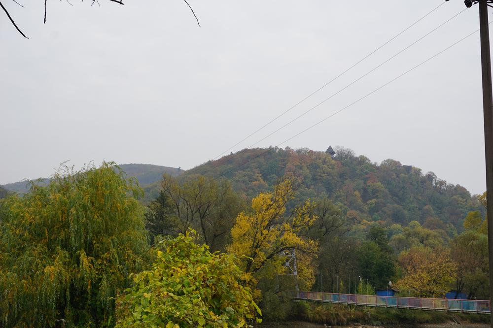 Enjoying the calm autumn atmosphere of Uzhhorod