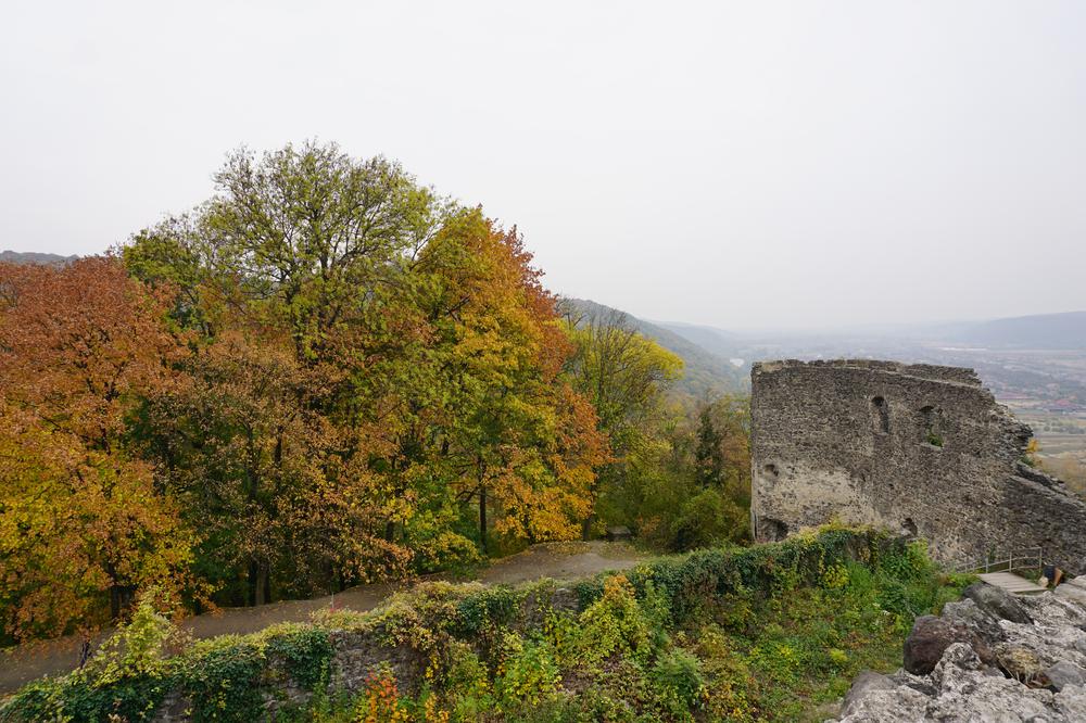 Enjoying the calm autumn atmosphere of Uzhhorod