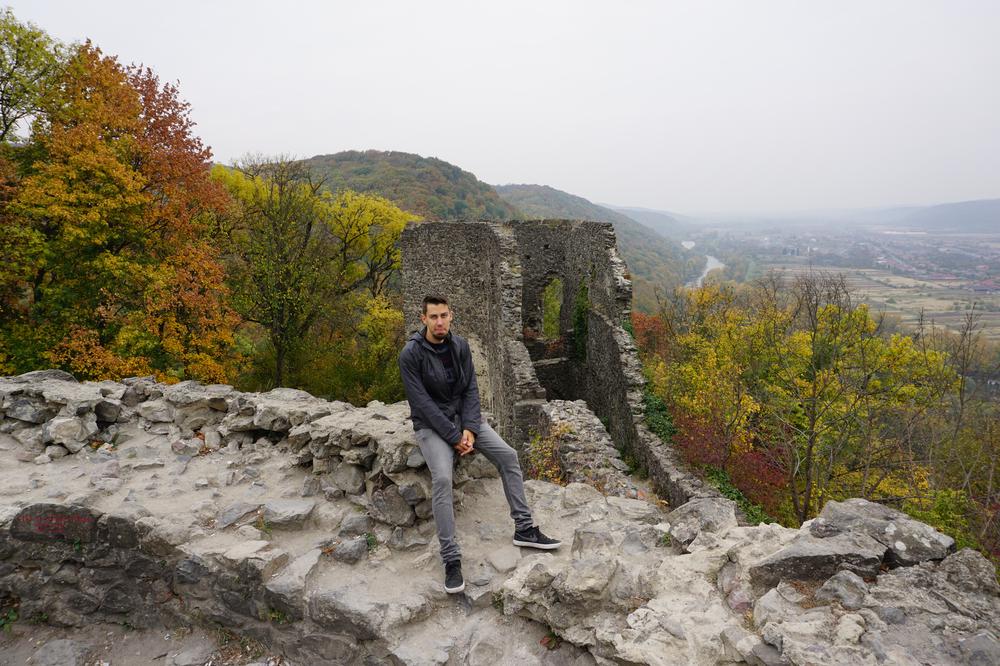 Enjoying the calm autumn atmosphere of Uzhhorod