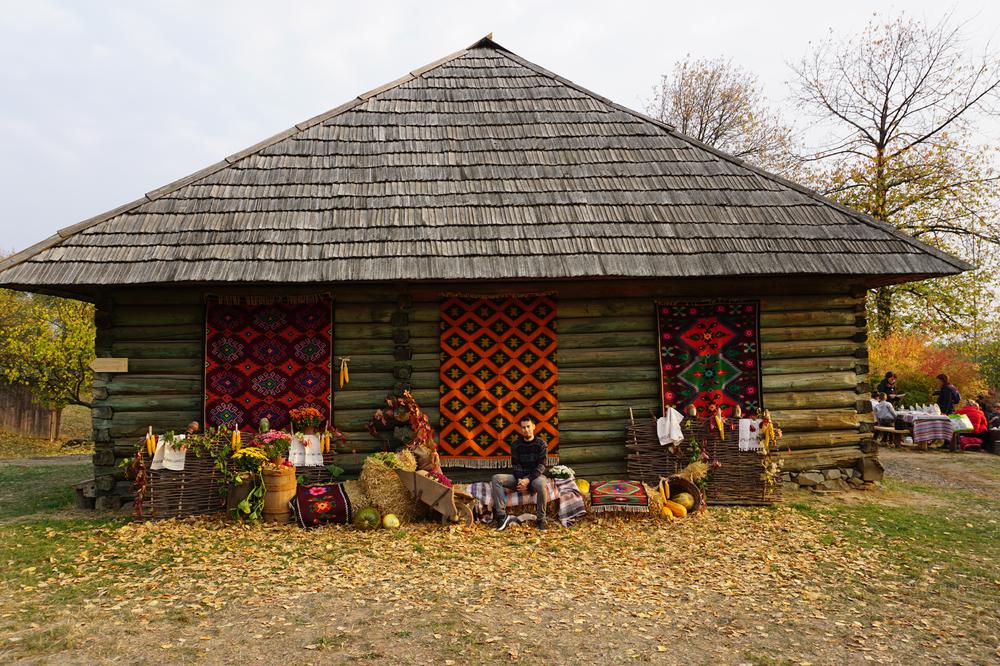 Enjoying the calm autumn atmosphere of Uzhhorod