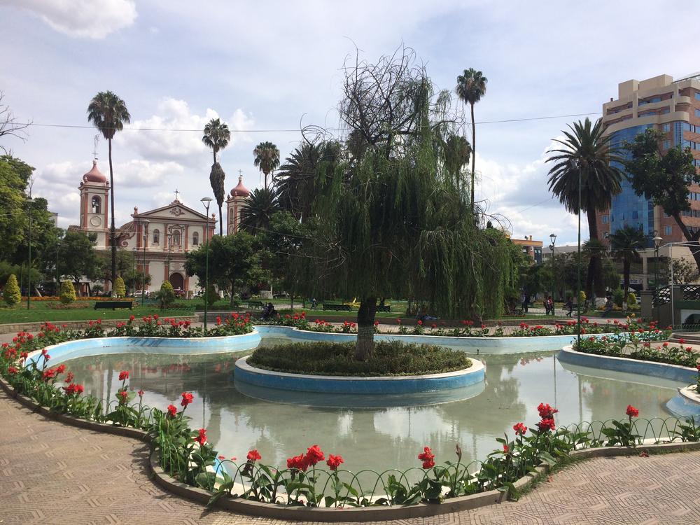 A big Jesus in Cochabamba