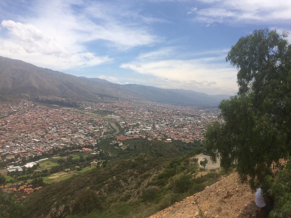 A big Jesus in Cochabamba