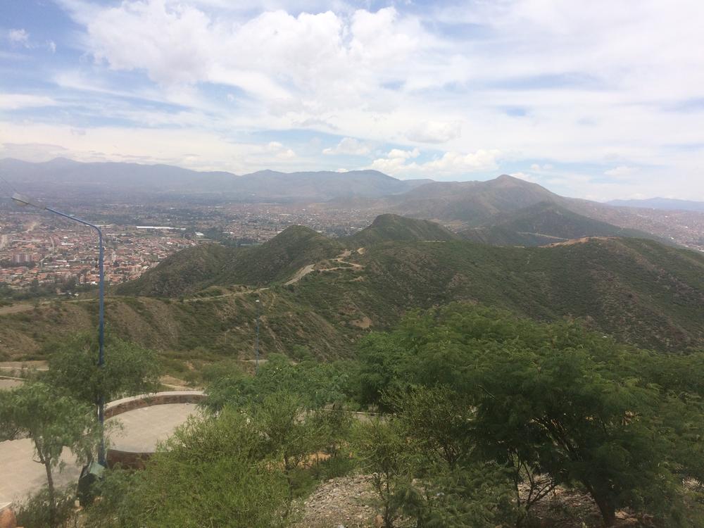 A big Jesus in Cochabamba