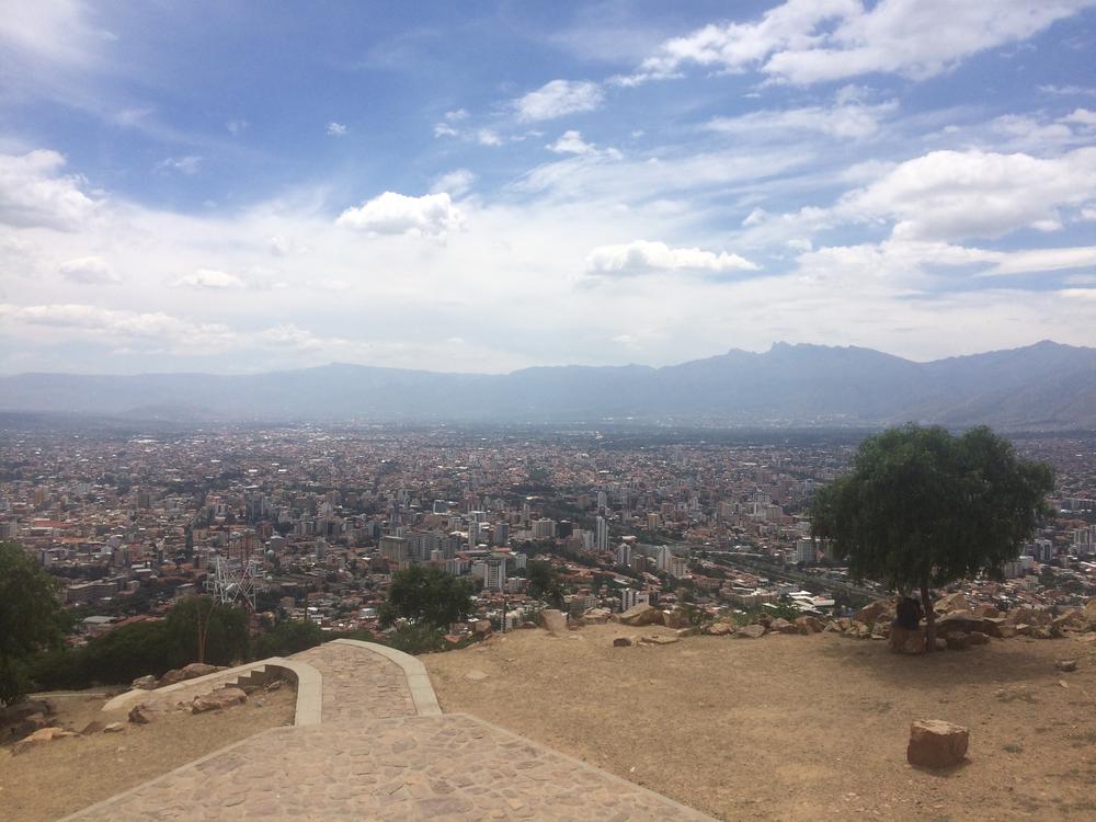 A big Jesus in Cochabamba