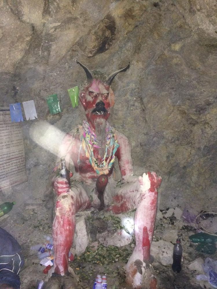 Potosi - Trapped inside a mine next to the devil with a big penis