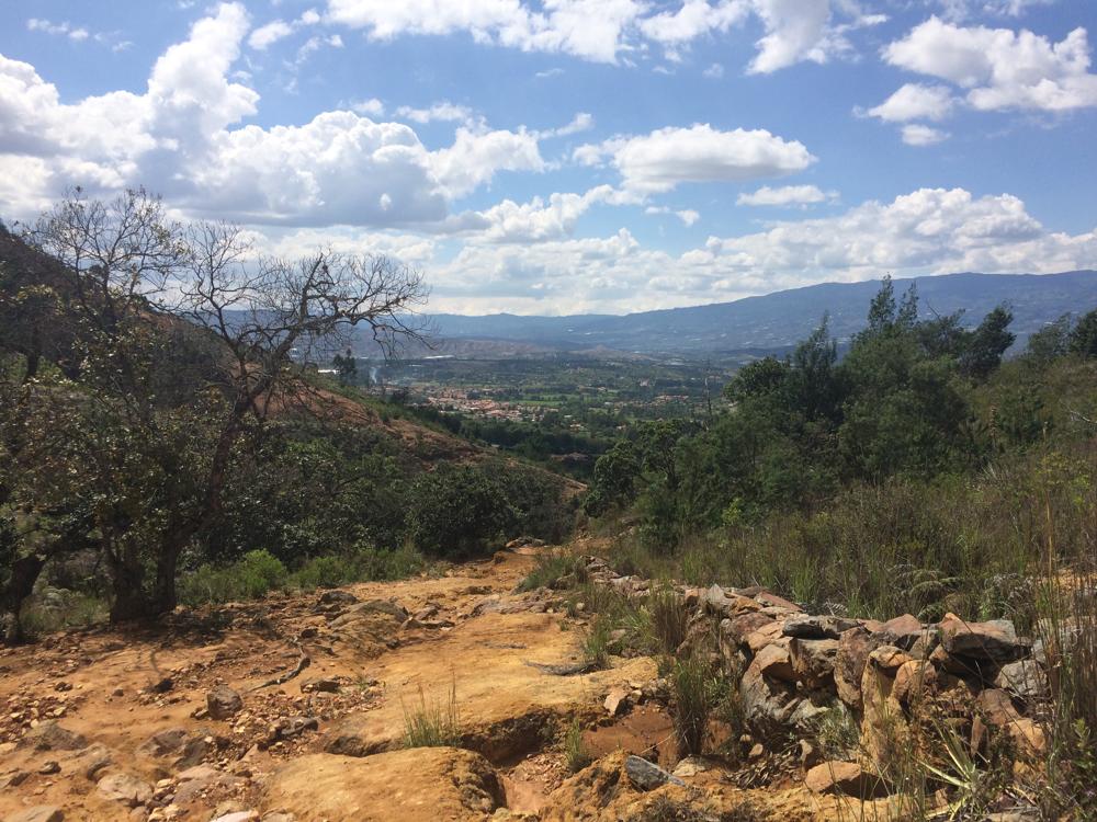 Christmas in Villa de Leyva with construction workers