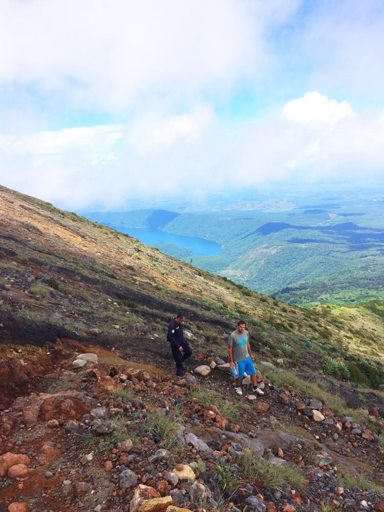 Santa Ana - Volcano ascent with the police