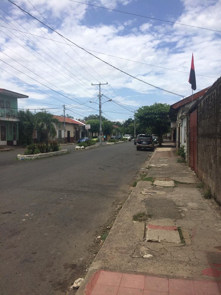 Volcano boarding in Leon